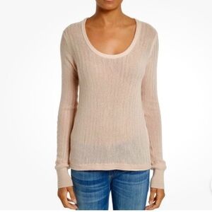 Rag & Bone Estelle scoop neck 100% cashmere sweater - retails $508